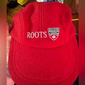 ROOTS Red Wool Hat